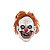 Máscara Palhaço Assassino Laranja/Branco Halloween - 1 Un - Imagem 2