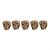 Mini Crânio Decorativo 4,5cm - 5 Un - Imagem 1