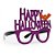 Óculos Happy Halloween com Morcego Roxa - 1 Un - Imagem 1