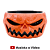 Petisqueira Abóbora Jack - Decoração de Halloween - 1 Un - Imagem 2