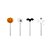Pick Decorativo Doces ou Travessuras Sortido - 12 Un - Imagem 1