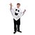 Poncho com Gorro Fantasma Halloween - Cromus - 1 Un - Imagem 2