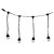 Projetor 10 Leds Estrelas Luz Clara Preto Bivolt - Imagem 1