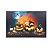 Quadro Iluminado Abóboras - Decoração de Halloween - 1 Un - Imagem 1