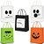 Sacolinha de Papel Surpresa Personagens Halloween 21,5x15cm - 5 Un - Imagem 1