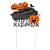 Topo de Bolo Travessuras Halloween 20,5cm - 1 Un - Imagem 1