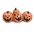 Trio Abóboras Divertidas para Decoração de Halloween - 1Un - Imagem 1