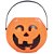 Baldinho Plástico Abóbora Halloween P 5,5cm - 1 Un - Imagem 1