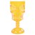 Cálice Esqueleto Laranja Halloween 18cm - 1 Un - Imagem 1