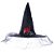 Chapéu Bruxa com Pena Vermelha Aurora Halloween - 1 Un - Imagem 1