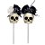 Pick Decorativo Crânio com Flores Sortida 27cm - 1 Un - Imagem 1