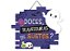 Placa Para Porta Boo Halloween 54x45cm - 1 Un - Imagem 1