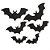 Kit Paineis Halloween Morcegos Silhueta - 6 Un - Imagem 1