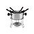 Conjunto Fondue 10 Peças Inox 1 L Liso - Imagem 1