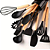 Kit Utensílios de Silicone para Cozinha 11 Peças Cabo Madeira - Imagem 2