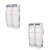 Kit Infantil Joelheira + Cotoveleira AM Sports - Branco - Imagem 1