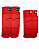 Kit Joelheira Premium + Cotoveleira Premium AM Sports - Vermelho - Imagem 2