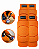 Kit Joelheira Premium + Cotoveleira Premium AM Sports - Laranja - Imagem 1