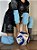 Kit Joelheira Infantil+ Cotoveleira Infantil - Azul Claro - Imagem 6