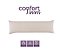 Kit Travesseiro Body Pillow Aconchego Inteligente Conforto e Maciez e Capa com zíper - Imagem 3