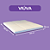 Pillow Top Viúva  Premium Confort Dupla Face 200 Fios Branco 128x188x6cm -  Lavável em Máquina - Imagem 7