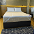 Pillow Top Queen Size Premium Confort Dupla Face 200 Fios Branco 180x200x6cm - Lavável em Máquina - Imagem 1