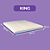 Pillow Top King Premium Confort Dupla Face 200 Fios Branco 195x203x6cm -Lavável em Máquina - Imagem 7