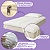Pillow Top  Berço Premium 1200 gramas 200 fios 70x130x10cm -Lavável Em Máquina -Branco - Imagem 5