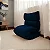 Futon Almofada Dobrável de Espuma Solteiro - 70x170x12cm - Azul Marinho - Imagem 11