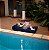 Futon Almofada Dobrável de Espuma Solteiro - 70x170x12cm - Azul Marinho - Imagem 6