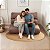 Futon Casal 2 Lugares Sofá Cama Reclinável Sued Rosê 128x188cm -Lavável em Máquina - Imagem 1