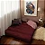 Futon Casal 2 Lugares Sofá Cama Reclinável Sued Vinho 128x188cm -Lavável em Máquina - Imagem 10