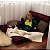 Futon Casal 2 Lugares Sofá Cama Reclinável Sued Vinho 128x188cm -Lavável em Máquina - Imagem 7
