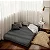 Futon Casal 2 Lugares Sofá Cama Reclinável Sued Cinza 128x188cm - Espuma Hiper Soft e Fibra - Lavável em Máquina - Imagem 10