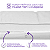 Pillow Top Sofá Confort Flat Cinza Retrátil e Reclinável  Lavável  em Máquina 240x110x10cm - Imagem 5
