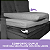 Pillow Top Sofá Confort Flat Cinza Retrátil e Reclinável  Lavável  em Máquina 240x110x10cm - Imagem 6