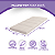 Pillow Top Sofá Confort Flat Castor Retrátil e Reclinável Lavável  em Máquina 160x80x10cm - Imagem 9