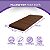 Pillow Top Sofá Confort Flat Marrom Retrátil e Reclinável Lavável  em Máquina 140x70x10cm - Imagem 10