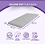 Pillow Top Sofá Confort Flat Cinza Retrátil e Reclinável Lavável  em Máquina 140x70x10cm - Imagem 9