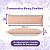 Travesseiro Body Confort 40x135cm Com Capa Rosê 400 Fios Travesseiro de Corpo - Imagem 6