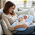 Aconchego do Bebê Confort Baby 90x67 + Capa Azul Dupla Face com Ziper Lavável em Máquina - Imagem 1
