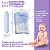 Aconchego do Bebê Confort Baby 90x67 + Capa Azul Dupla Face com Ziper Lavável em Máquina - Imagem 8