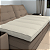 Pillow Top Sofá Retrátil Confort Wavy Castor 240x110x12cm Dupla Face Lavável em Máquina - Imagem 4