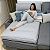 DUPLICADO - Pillow Top Sofá Confort Wavy Marrom 140x70x12cm Dupla Face Lavável em Máquina - Imagem 5