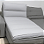 DUPLICADO - Pillow Top Sofá Confort Wavy Marrom 140x70x12cm Dupla Face Lavável em Máquina - Imagem 4