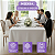 Toalha de Mesa 8 Lugares Retangular 270x150cm em Tecido Oxford com Barrinha Reta - Imagem 9