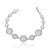 Pulseira Esferas Cravejada Ródio Branco - Imagem 1