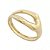 Bracelete Organic Cravejado Banhado Ouro 18k - Imagem 1