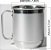 Caneca Alumínio 400ml P/ Sublimação em Prensa Tradicional 11oz - Kit 10 Canecas - Imagem 3