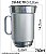Caneca De Alumíno 750ml Resinada P/ Sublimação - Kit 15 Pçs - Imagem 4